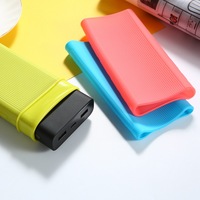 Silicone Protector Case Cover For 10000mAh PLM09ZM Dual USB Silicone Anti-collision Anti-skid Cover