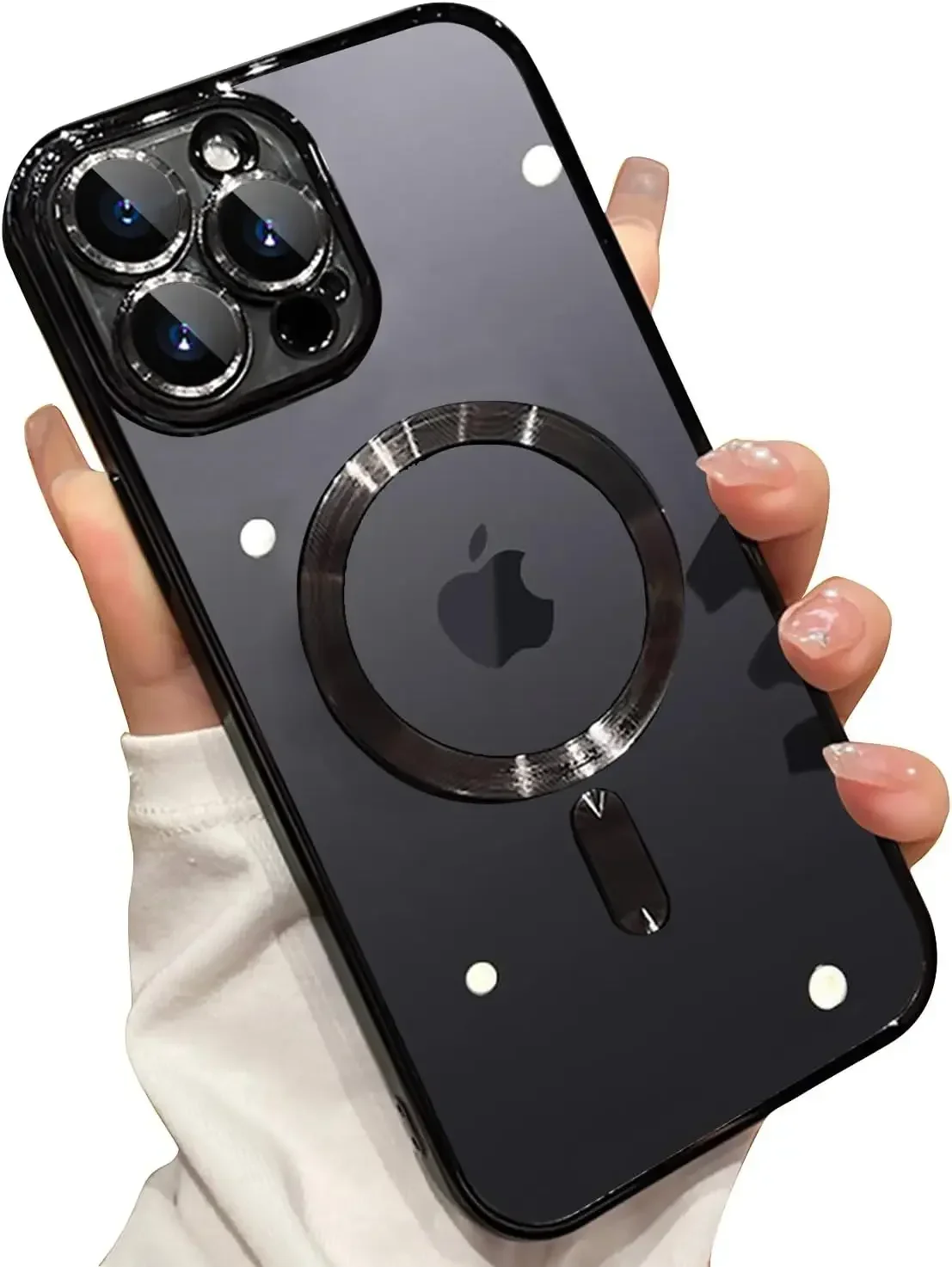 Vollschutz Magnetisches Kabelloses Ladegehäuse für Magsafe für iPhone 18 17 16 15 14 13 12 Pro Max mit Kameraobjektivschutz