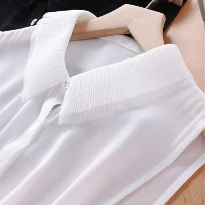 Primavera/otoño/invierno nueva camisa de cuello falso suéter para mujer cuello decorativo Decchable mujer solapa de encaje cuello falso