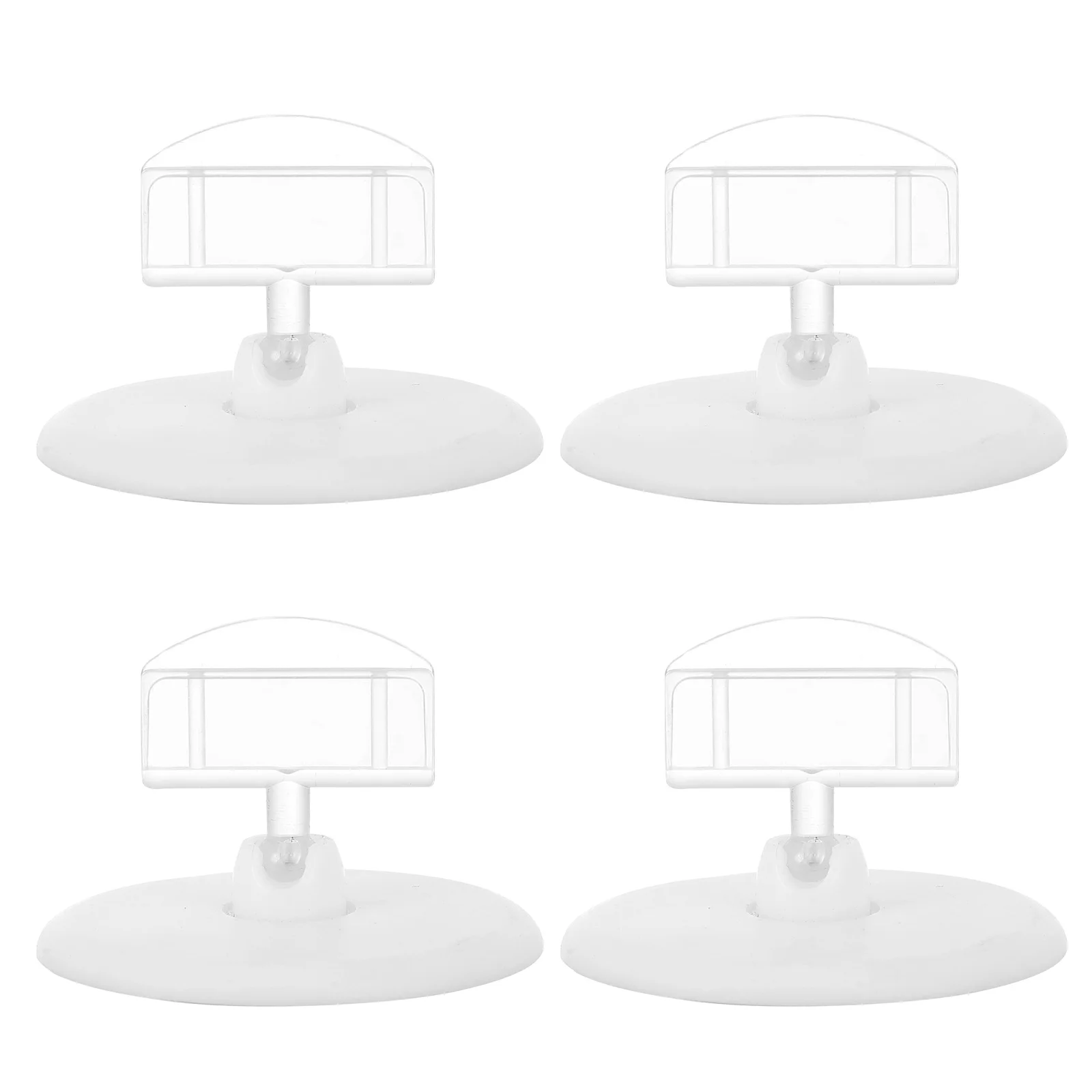 

10pcs Mini Round Card Holder Safe Practical for Shop Display Price Tag Advertising Rack Food Sign Material