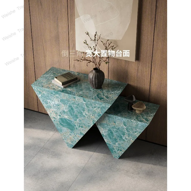 

High-end entrance table designer B & B hotel wall entrance table creative decoration table