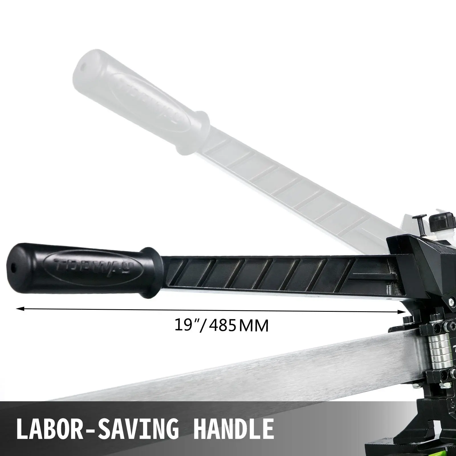 Tile Cutter 39 Inch, Manual All-Steel Frame, Cutting Machine with Laser Guide and Bonus Spare, Hand Tool for Precision Porcelain