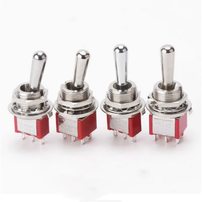 SH T80-T Series 12mm Panel Mount Mini Toggle Switch 5A 125VAC