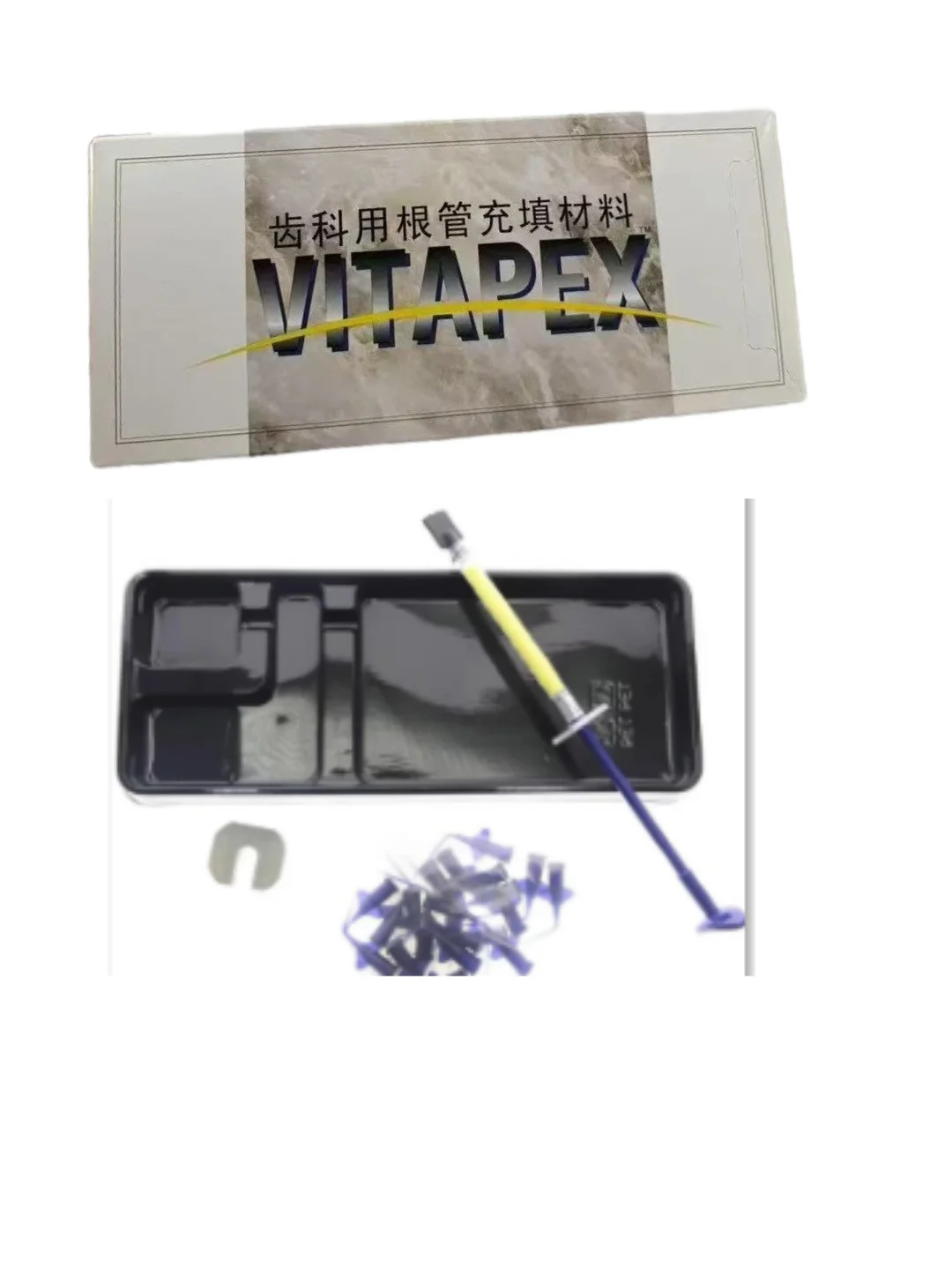 Материал радиклярного стола Vitapex do Japão, Hidróxido de cálcio Brug-prexado temporário ou permanente Материал радиклярного стола Vitapex do Japão, Hidróxido de cálcio Brug-prexado temporário ou permanente