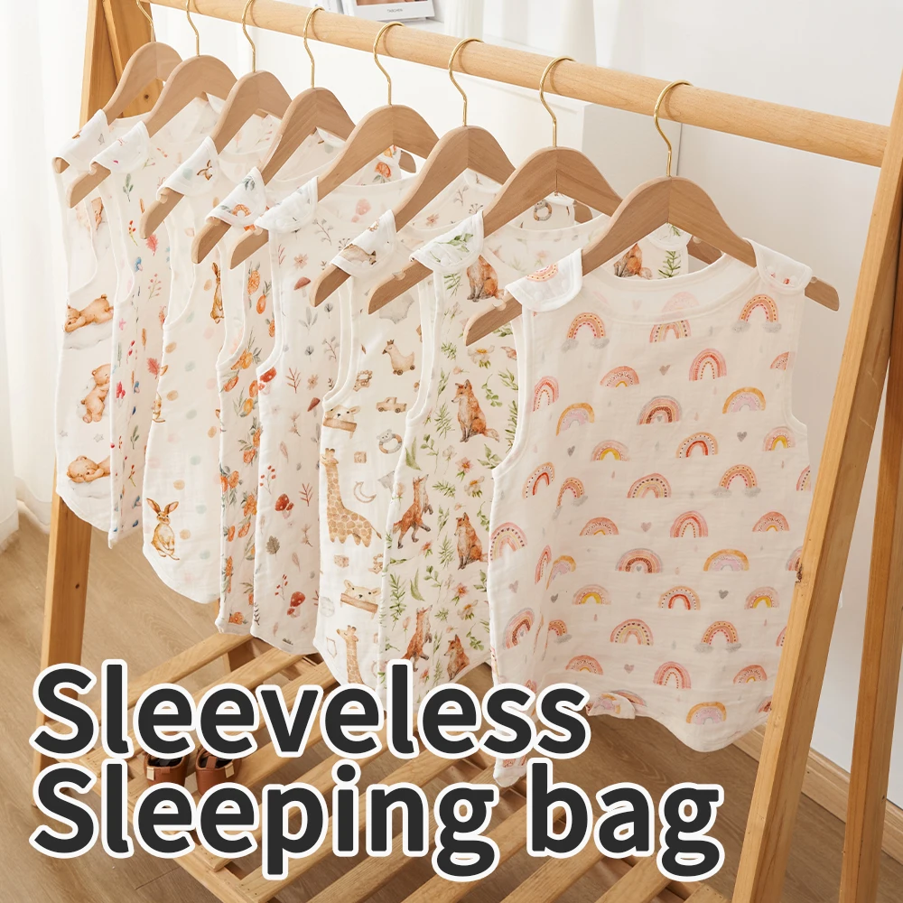 HappyFlute Newborn Baby Carriage Anti Kick Sleeping Bag Summer Loose Fitting Comfortable 100%Cotton Bedding