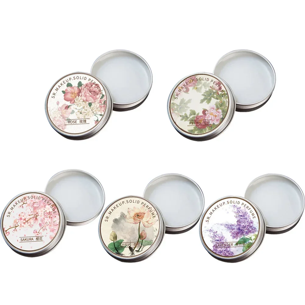 Women Waterproof Lasting Solid Balm Pocket Solid Perfume Freshness Aroma Sweat Perfumes for Women and Men Deodorant Fragrance