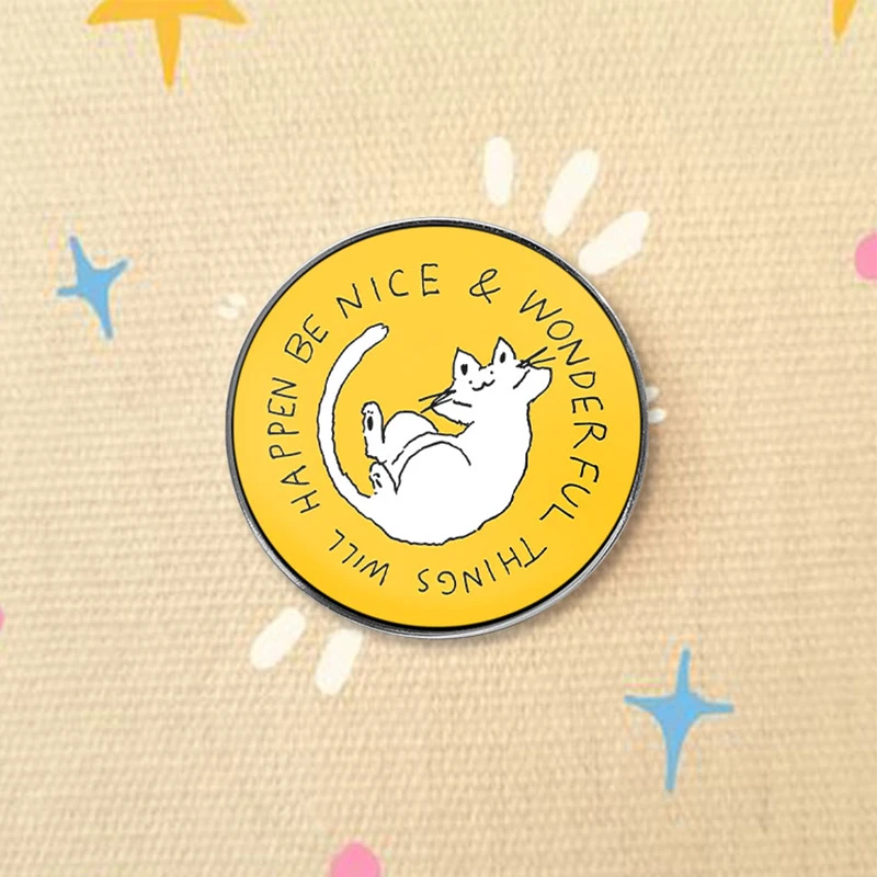 Good Luck Cat UV Printing Pin 