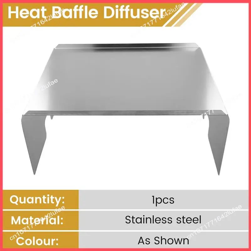 B52C Stainless Steel Heat Baffle Diffuser Replacement Part For Traeger,Camp Chef And Most Other Brand Pellet Grills