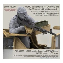1/35 Resin Figure unpainted model Kit, military theme, United States Marine Corps (1 person) unassembled and unpainted GK