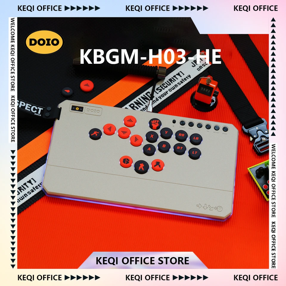 DOIO KBGM-H03-HE Magnetic Switch Keyboard Adjustable Trigger