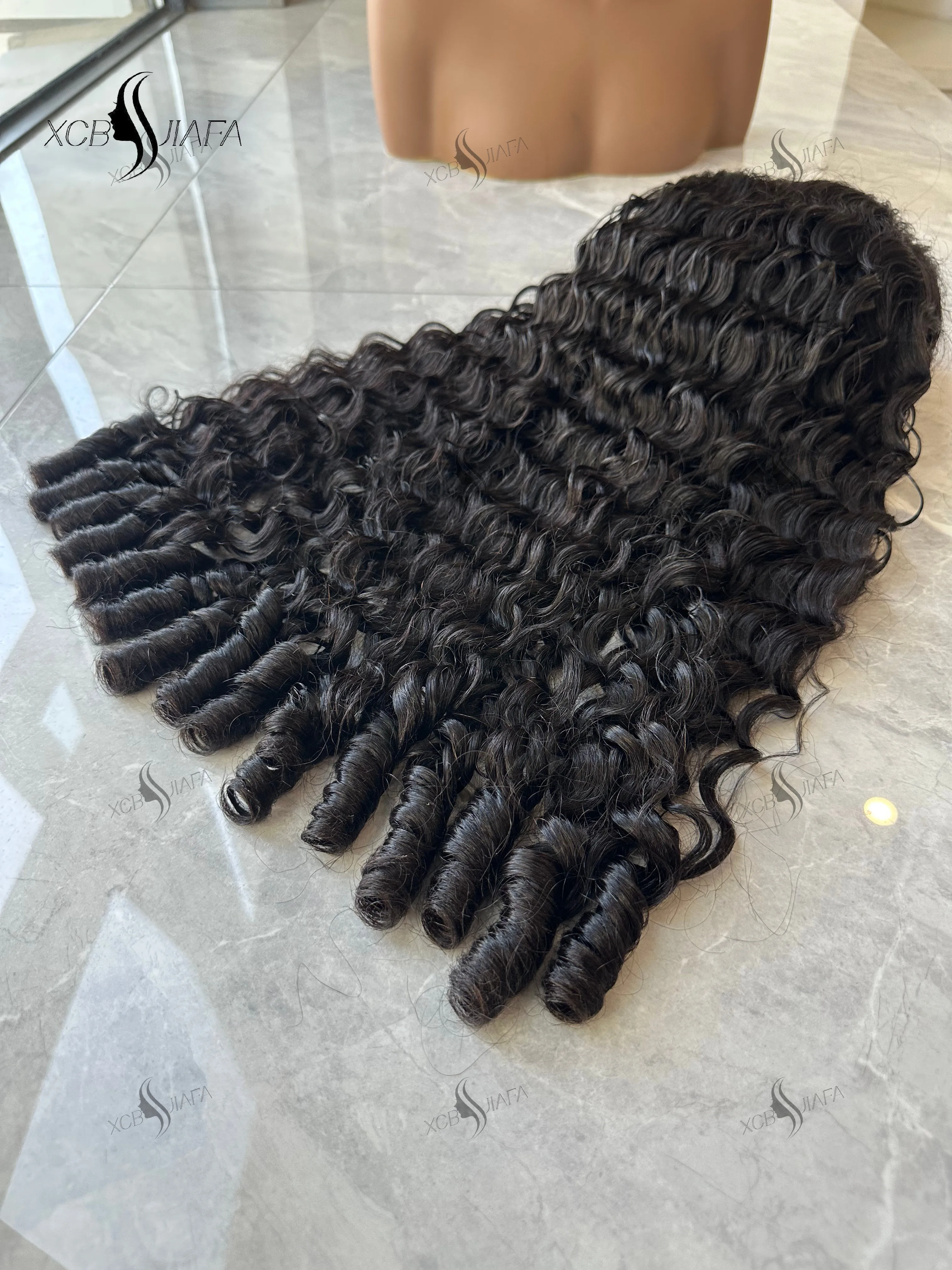 Burmese Curly Human Hair Wigs 12A Vietnamese Hair 13X6 Hd Transparent Lace Front Wig Vietnamese Raw 100% Human Hair 200% Density image 2