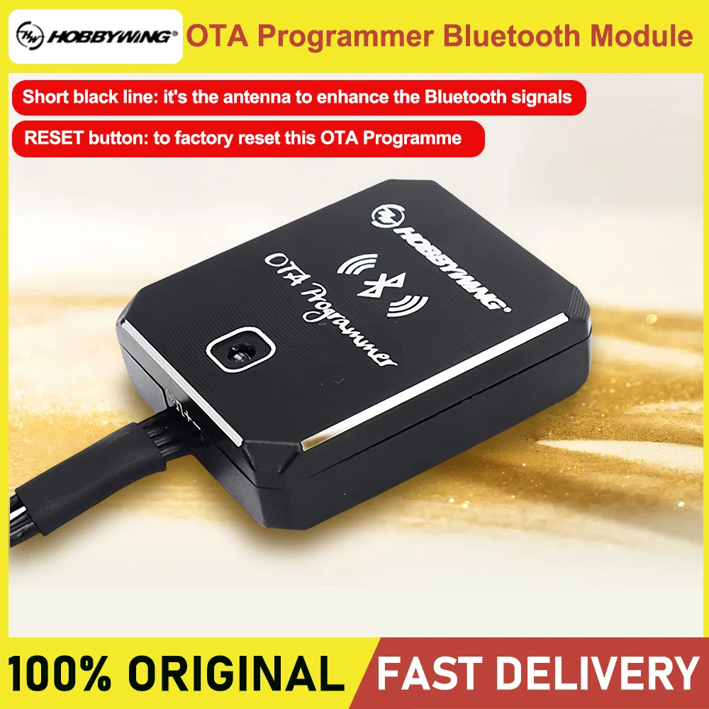 Module Bluetooth Hobbywing OTA Programmer pour la programmation sans fil des moteurs ESC, carte de réglage via application pour voiture RC, bateau, drone FPV