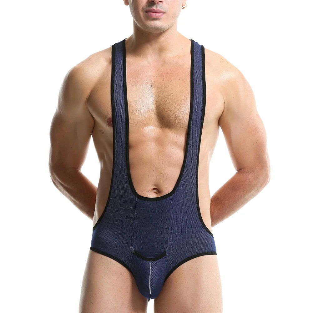 

Новое мужское сексуальное прозрачное белье: боди-комбинезон, леотард, трусы, домашний костюм без спинки, облегающий мужской боди с Т-образным вырезом