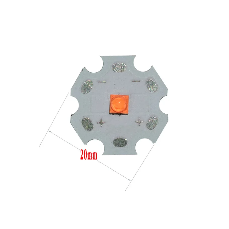 3WHigh-power ceramicsLEDLamp Beads3535Pink light3535XPE 3WPink lightSMDPatch3535 PCB