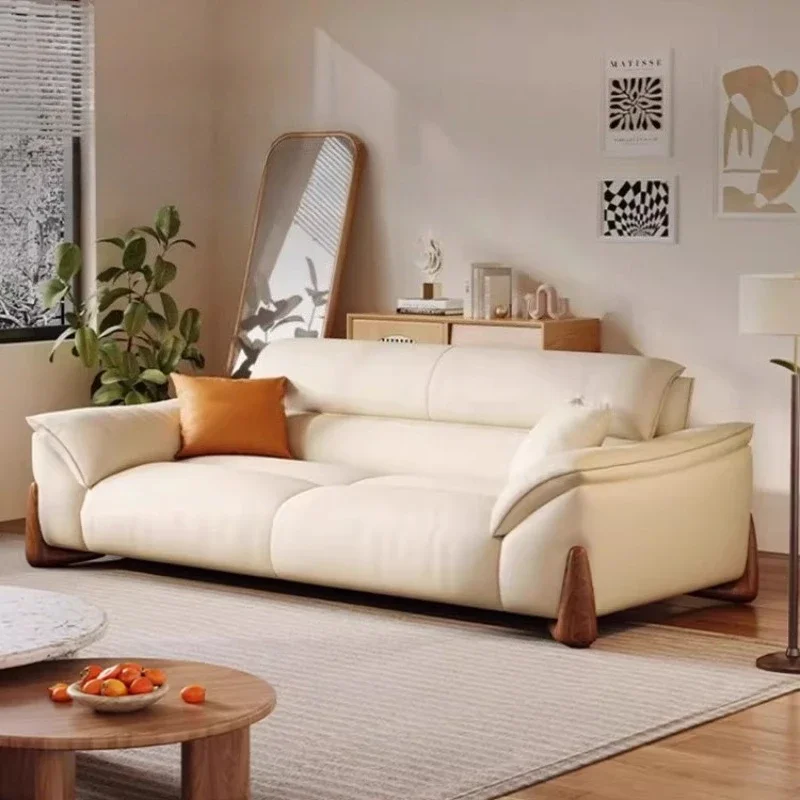 Home Home Furniture Luxury I Shaped Sofa Couchs Simple Luxury Modern Comfortable Genuine Leather Living Room Sofas And Seating Couch - Aliexpress Deal