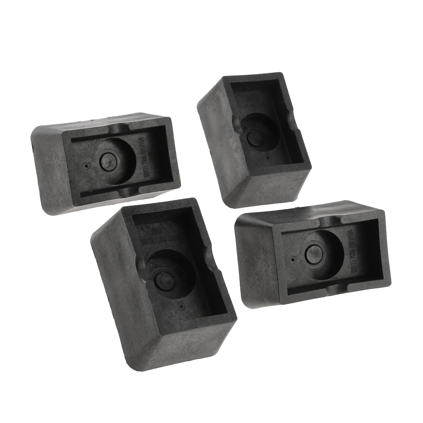 4Pcs Under Jack Point Jacking Support Pad Cover Plug Block 51717039760 for BMW E63 E64 E65 E66 E67 Mini R50 R52 R53 R56 R57 R58