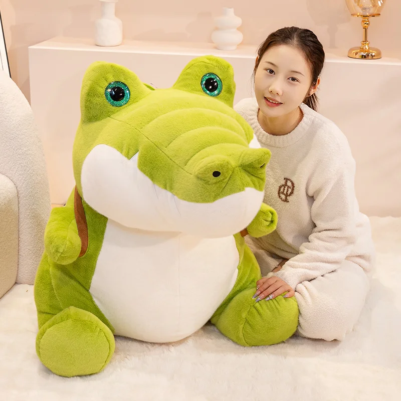 20/30/45cm 재미 귀여운 큰 입 악어 봉제 인형 배낭 만화 악어 플러시 장난감 소년과 소녀를위한 홈 장식 선물