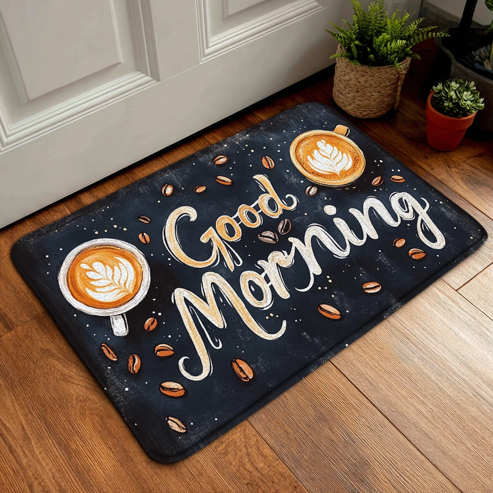 Grey Wood Grain Kitchen Letter Mats, Outdoor Theme Kitchen Mat, Living Room Bedroom Mat Rugs for Kitchen Hallway Laundry