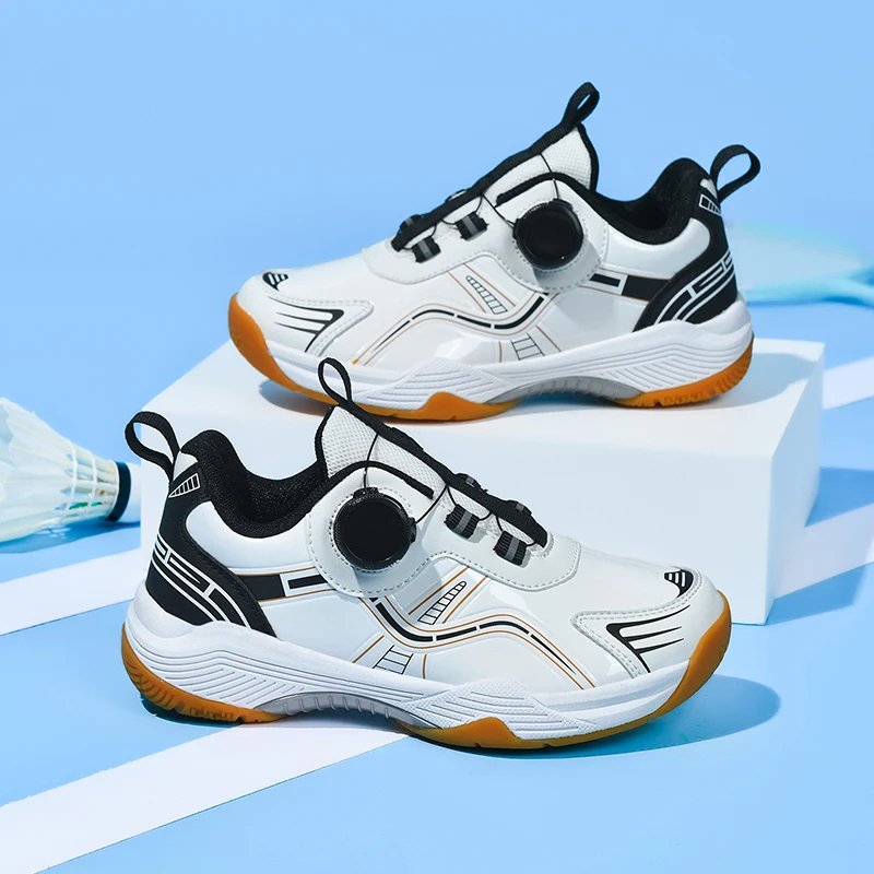 2026 New Children's Table Tennis Shoes, Lightweight Badminton Shoes for Boys and Girls, Children's Anti Slip Training Shoes