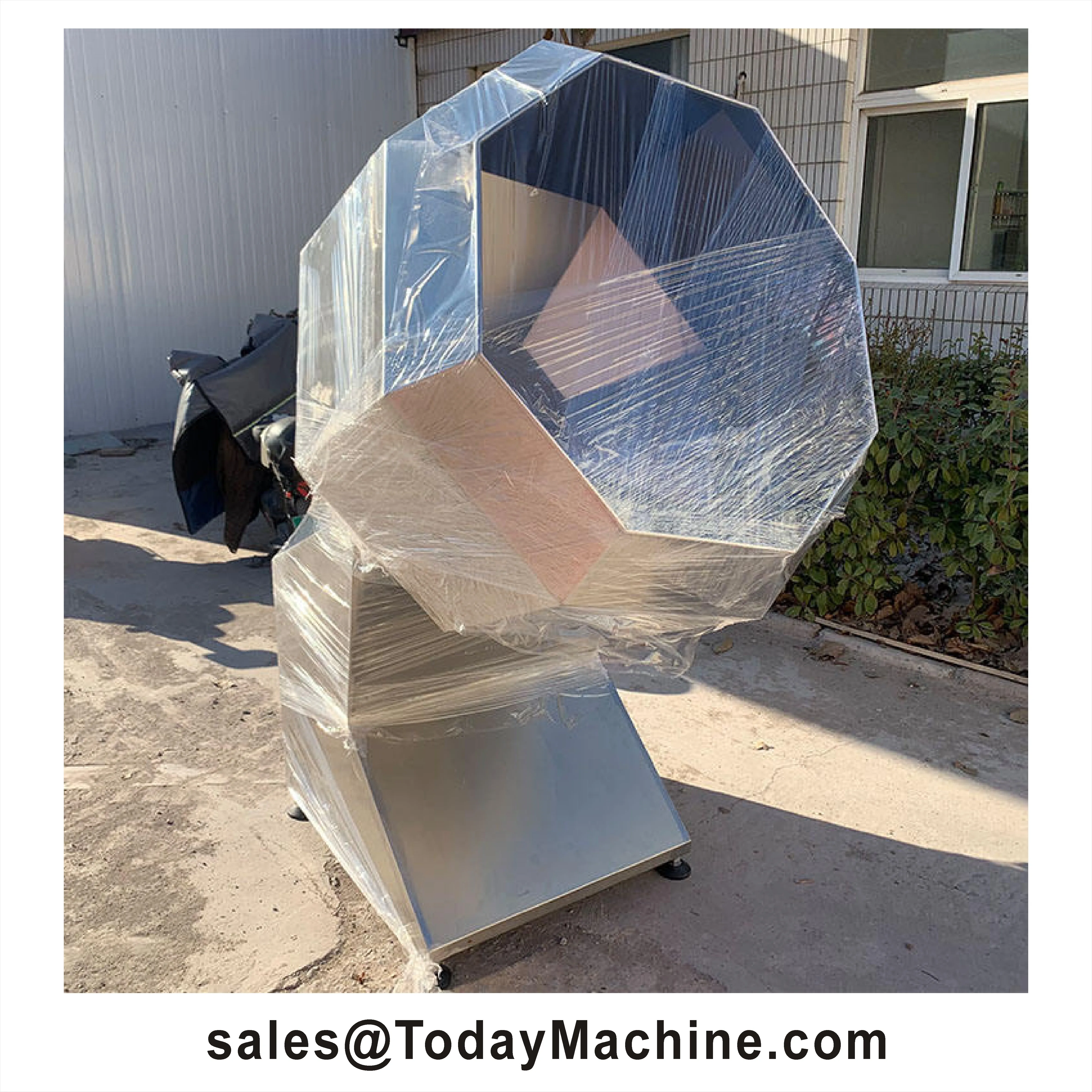 Factory Automatic Octagonal Shape Seasoning Mixer Machine for Snack Food Seasoning Flavoring