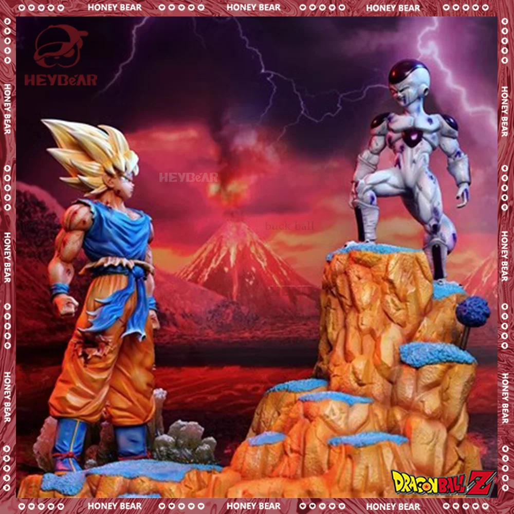 

Dragon Ball Z Figure Super Saiyan Son Goku Vs Frieza Anime Figure Gk Figurine Pvc Statue Model Doll Collectible Ornament Toys