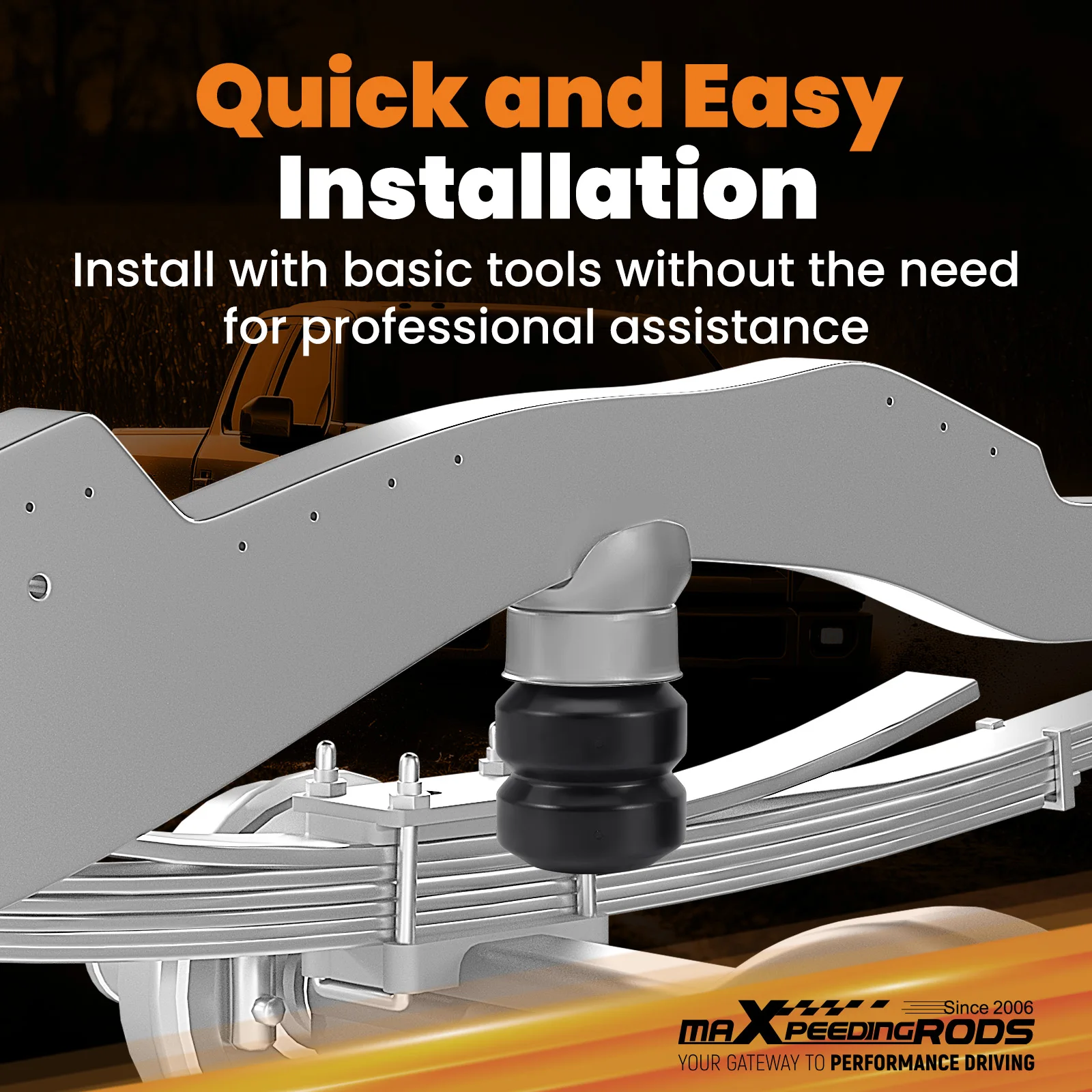 Kit de resorte auxiliar de suspensión trasera para Chevrolet Suburban XL GMC Yukon XL 00-16