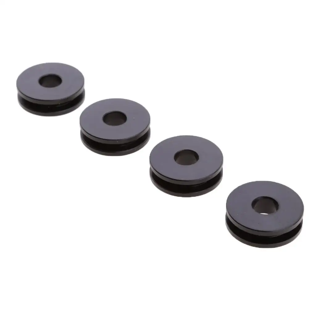 4Pcs Plastic Detachable Windshield Bushing Grommet for    Heritage  Motorbike Accessories Black