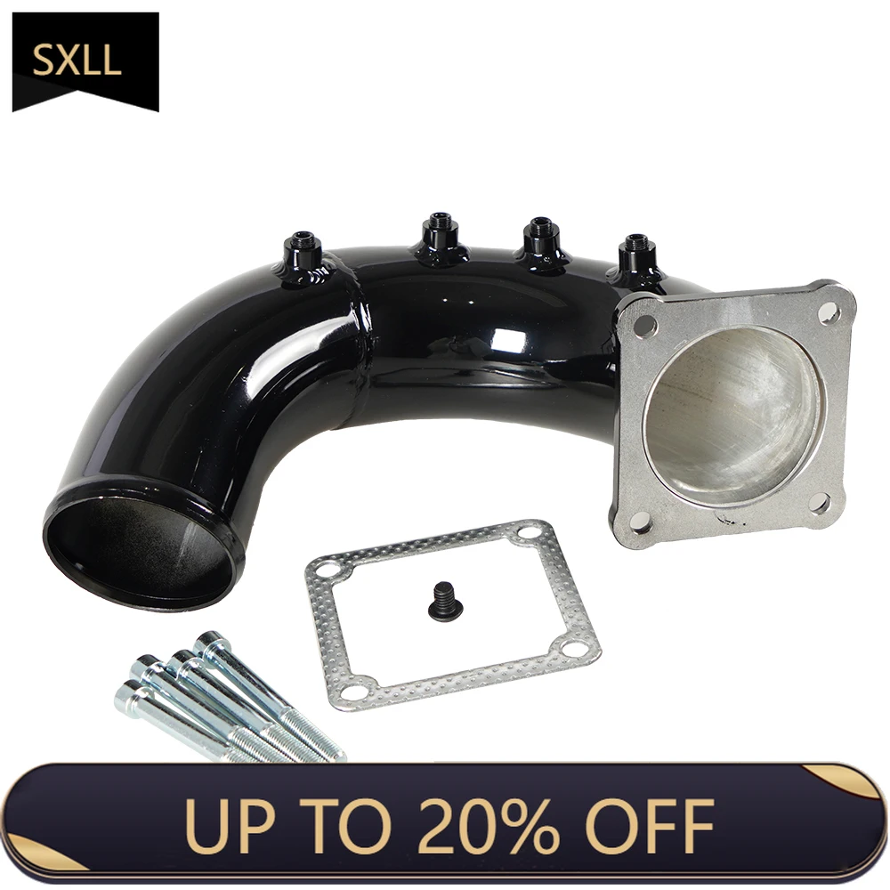 

SXLL 3-Inch Pipe Intake High Flow Intake Elbow for 98-02 Ram 5.9L