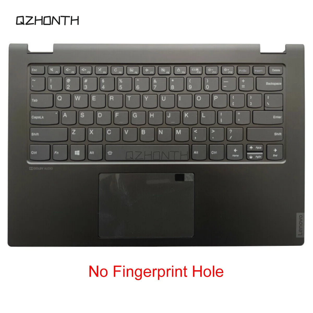 Imagem -03 - para Lenovo Ideapad C34014 C340-14api Iwl Iml Flex-14 Palmrest Capa Superior com Teclado Retroiluminado 14 Preto Novo