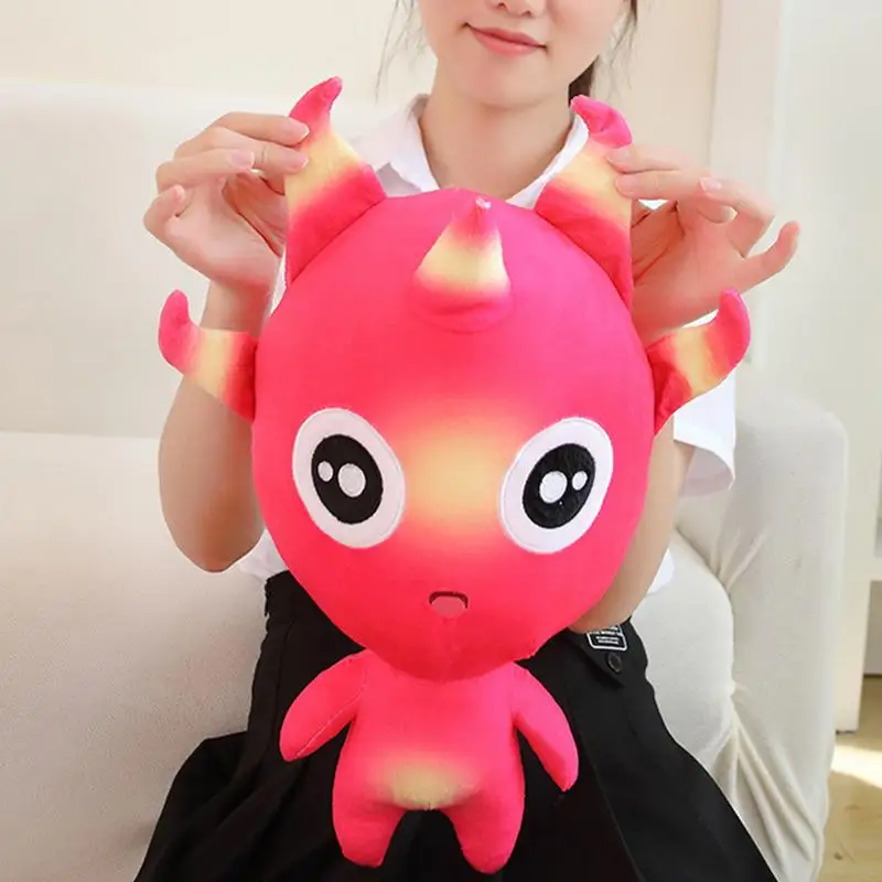 Fruit Plush Toys 15.7 Inch Throw Pillow Sleeping Companion Dragon Fruit Doll Cute Plushies Decoration For Kids