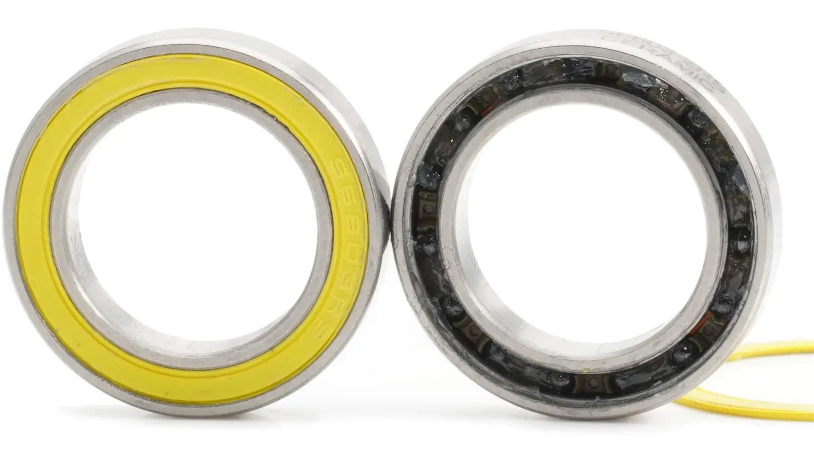 6803-2RS Edelstahllager 17*26*5 mm (1 Stück) ABEC-3 6803 RS Fahrradnabe Vorne Hinten Naben Rad 17 26 5 Keramikkugellager – Detail 6