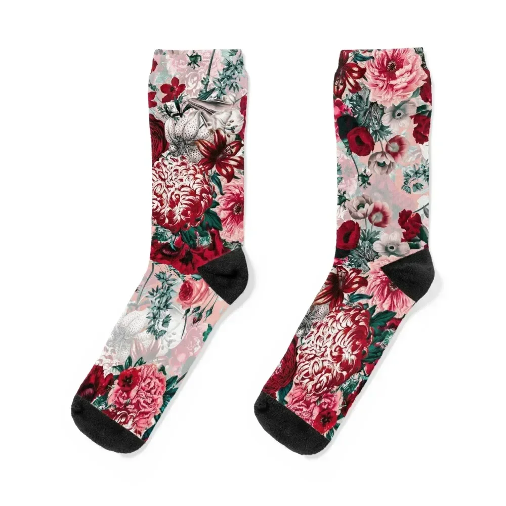 EXOTIC GARDEN XIV Socks Men's professional running christmas gifts cartoon Ladies Socks Men's