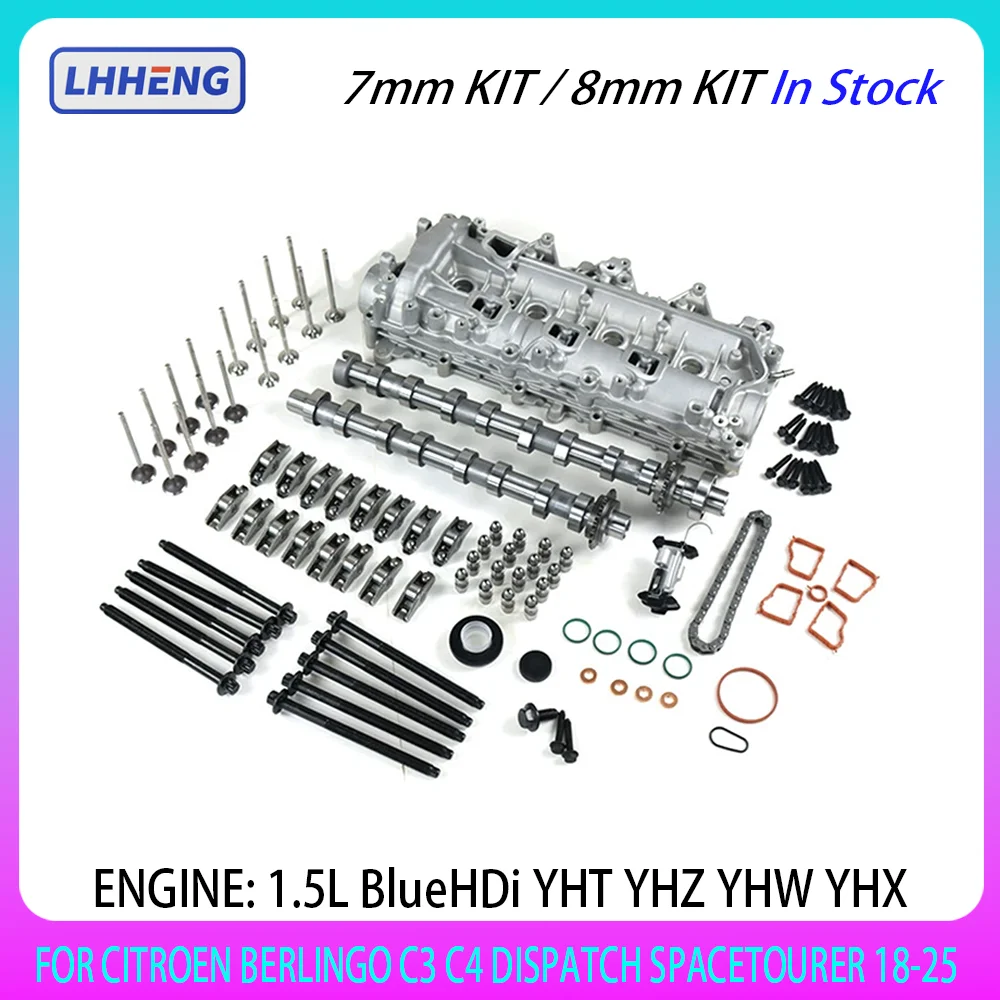 Camshaft Kit Timing Belt Lifter Rocker arm valve KIT For Peugeot Citroen Ford 1.5L 1.5 L T 8MM UPGRADE YHT YHZ YHW YHX Diesel