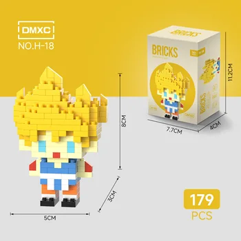 New Dragon Ball Goku Particle Building Block Assembling Toys Children's Educational Handmade Toys Tabletop kids Gift Ornaments 18