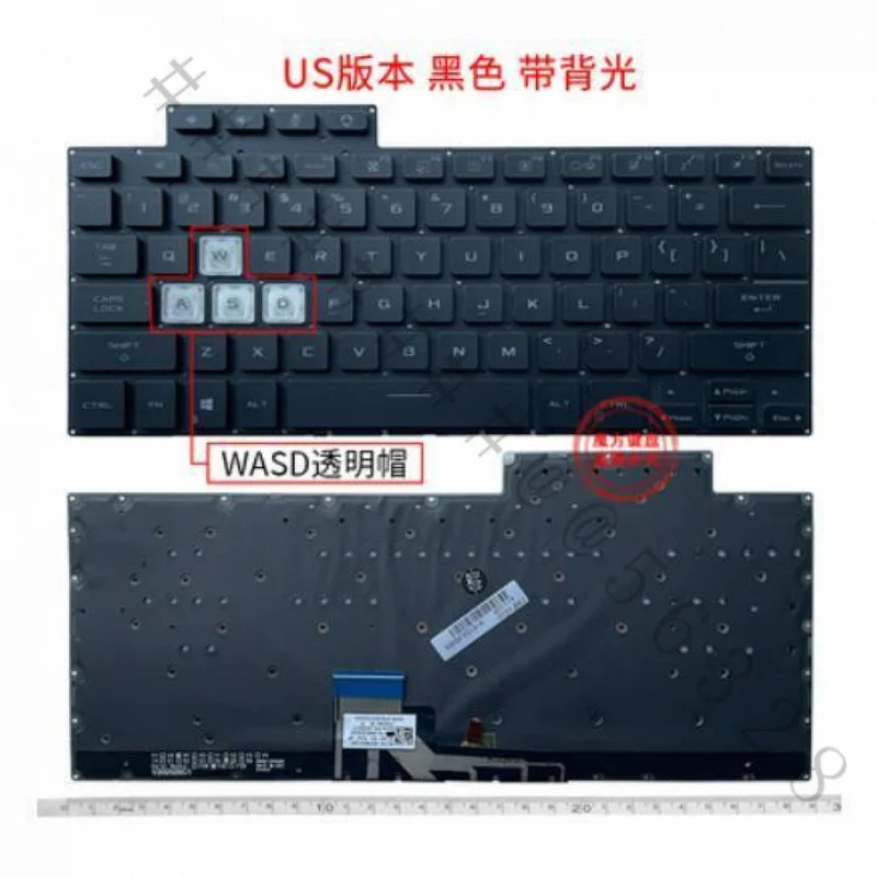 S+New US Backlit Keyboard For ASUS TUF Air FX516 FX516P FX516PR FX516PM FA516 Laptop US Layout Backlight Keyboard Replacement Pa