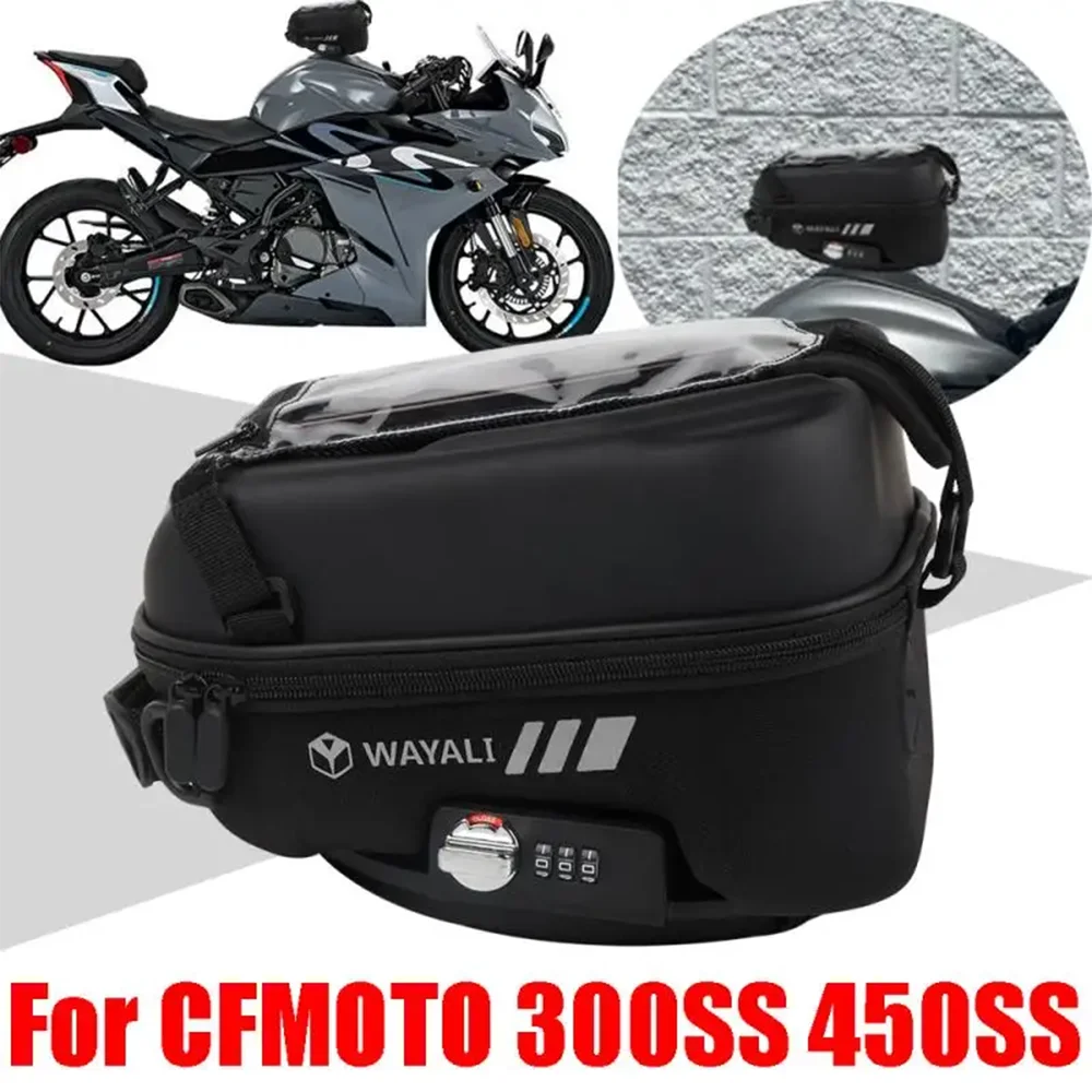 For CFMOTO CF MOTO 300SS 450SS 450SR-S 450 SRS SS 300 450 SS SS300 SS450 Accessories Tank Bag Tanklock Luggage Bag Storage Bags