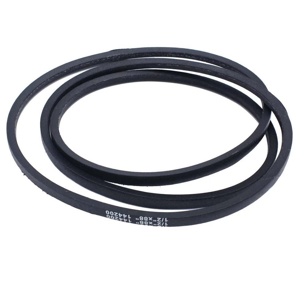 

Y51A-2Pcs 42 Inch Mower Deck Drive V-Belt 1/2 Inch X 88 Inch Belt 144200 For Craftsman LT1000 Murray Poulan