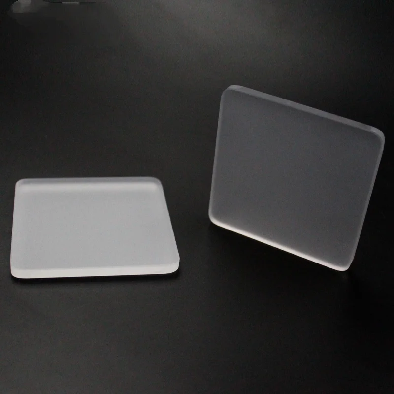 High Temperature Resistant Quartz Glass Sheet Square Observation Window Laboratory Custom High-Purity Matte Sheet Quartz Sheet
