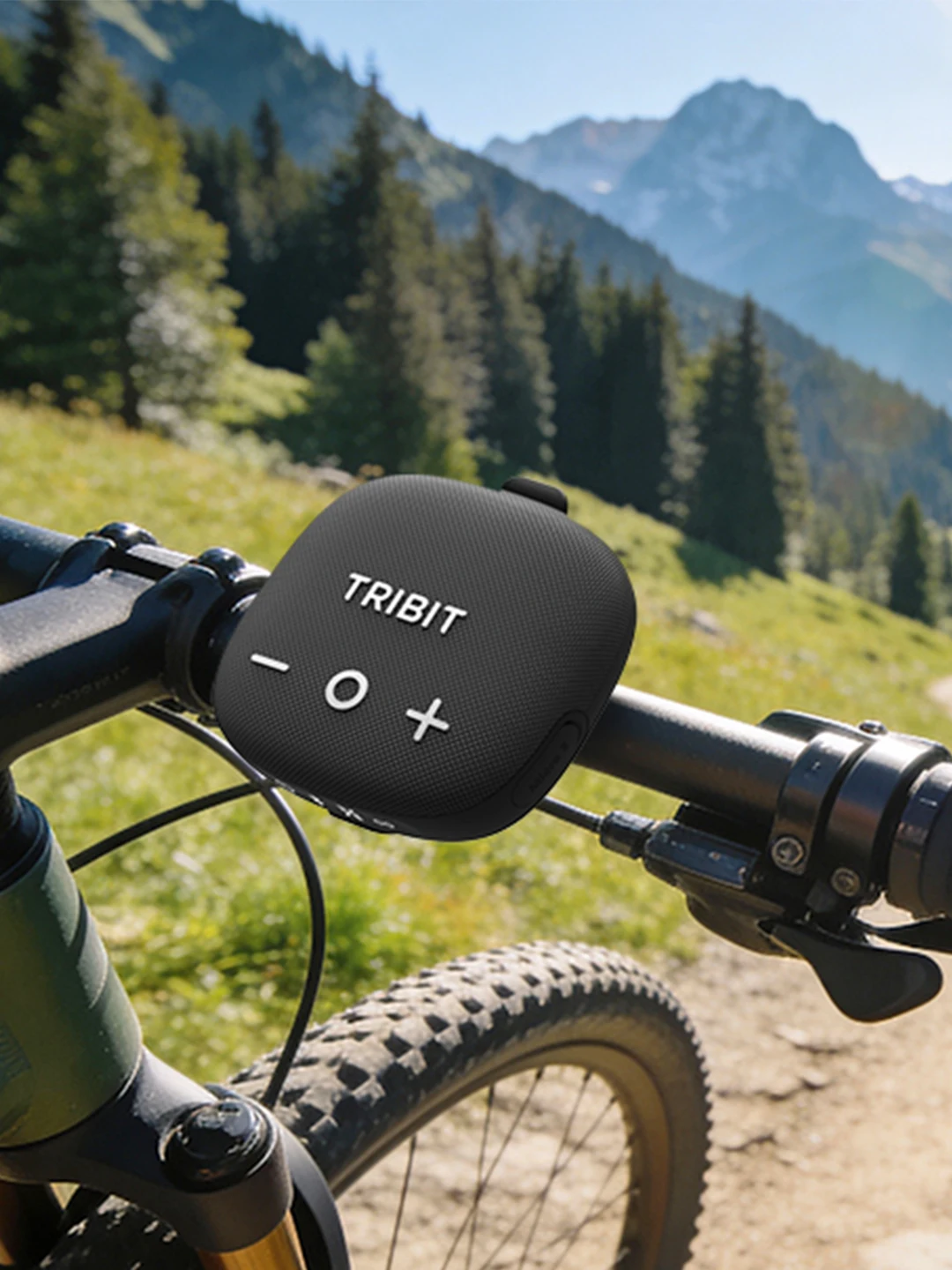 TRIBIT StormBox Micro 3 Tragbarer Bluetooth-Lautsprecher mit Magnet und Trageriemen, 13W Fahrrad-Wireless-Lautsprecher, IP68 wasserdicht, 24 Stunden Spielzeit für Outdoor-Camping, Wandern