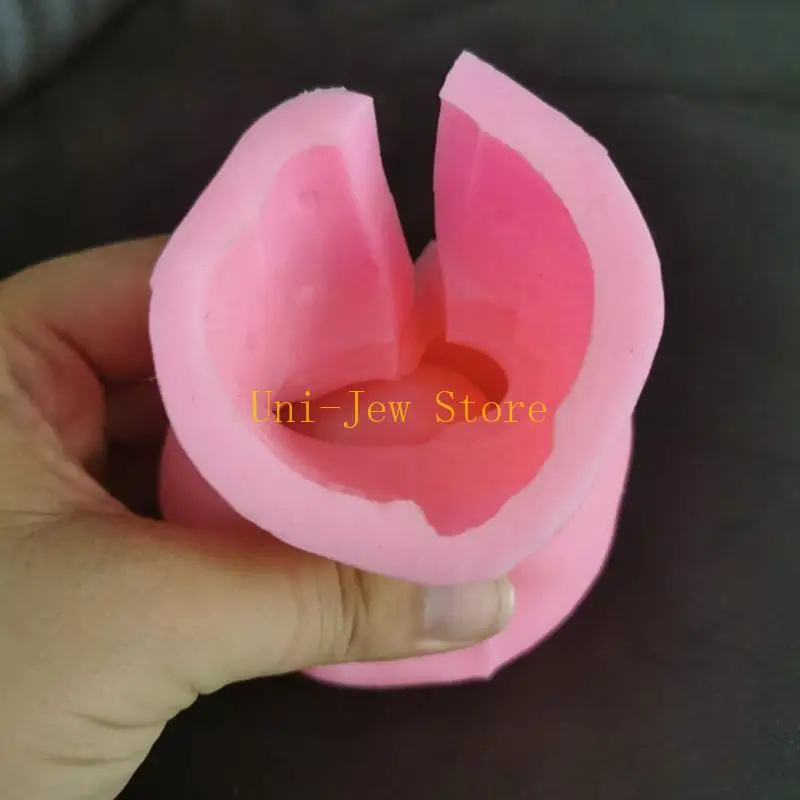 40 جيجابايت موضة بوي العصارة اناء للزهور الايبوكسي الراتنج قالب مزهرية خرسانية قالب من السيليكون لتقوم بها بنفسك الحرف ديكورات #4