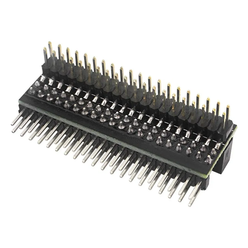 GPIO Edge Nối Dài Đầu Cho Raspberry Pi 40 Pin Đôi Hàng Góc GPIO Edge Nối Dài Cổng Kết Nối Cho Pi 4B 3B + 3B Bằng Không