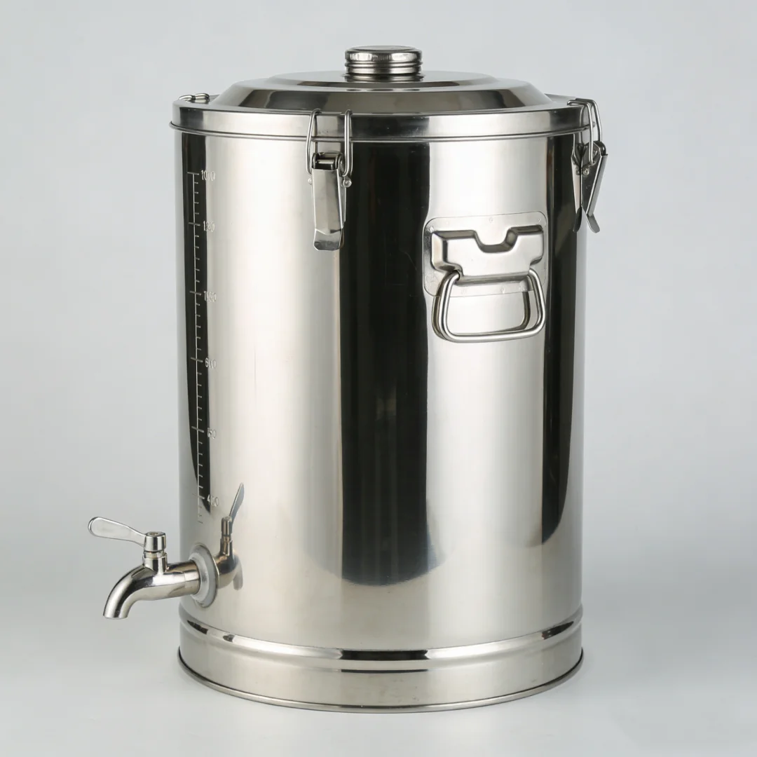 Food Grade Stainless Steel Home Brewing Fermenter Compact Beer Wine Fermentation Barrel
