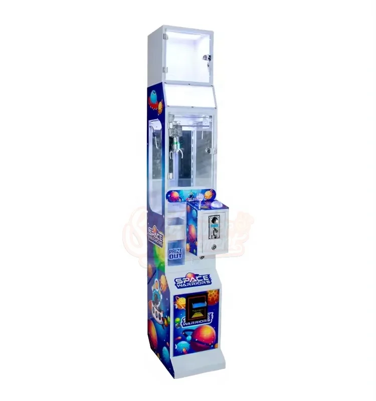 Shipping Mall Coin Operated Prize Toy Crane Claw Game Machine With Bill Acceptor Candy Vending  Mini Crane Claw  Machine