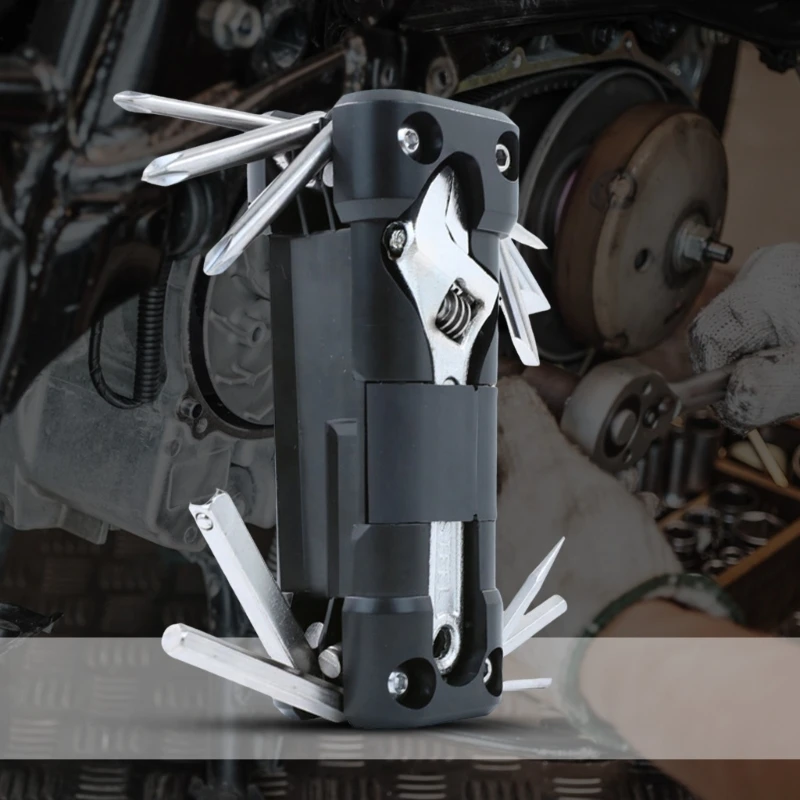 

R6FE 16 в 1 Многофункциональный стальный инструмент SET SET ROAD CYCLEANG MOTORCYCLES MOTORCYCLES TOOL