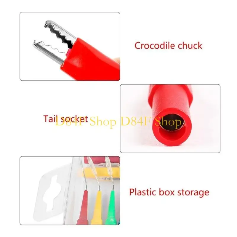 D84F Car Wiring Inspection Tool Test Cable Comprehensive Automotive Circuit Testing Set 20 Pieces Fit for Efficient Diagnosis