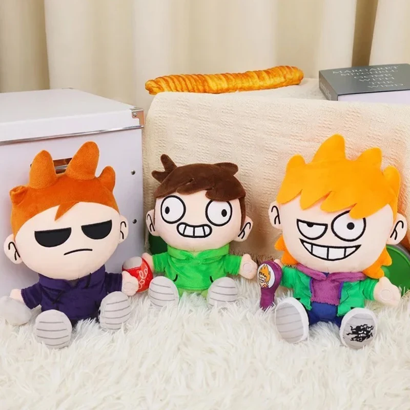 

1/3pcs Eddsworld Plush Toy Anime Edd Matt Tom Sitting Style Hugging Stuffed Doll Soft Pillow Animal for Kids Fans Birthday Gifts