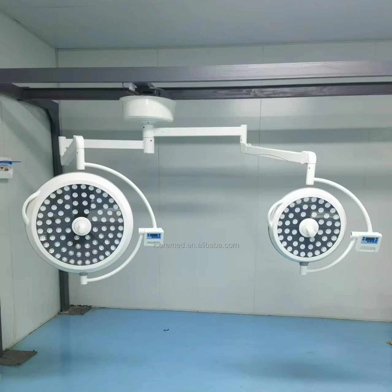 Double Head Vet Operation Room Lighting Ceiling Shadowless LED Lamp Surgical  Veterinary Surgery Lights