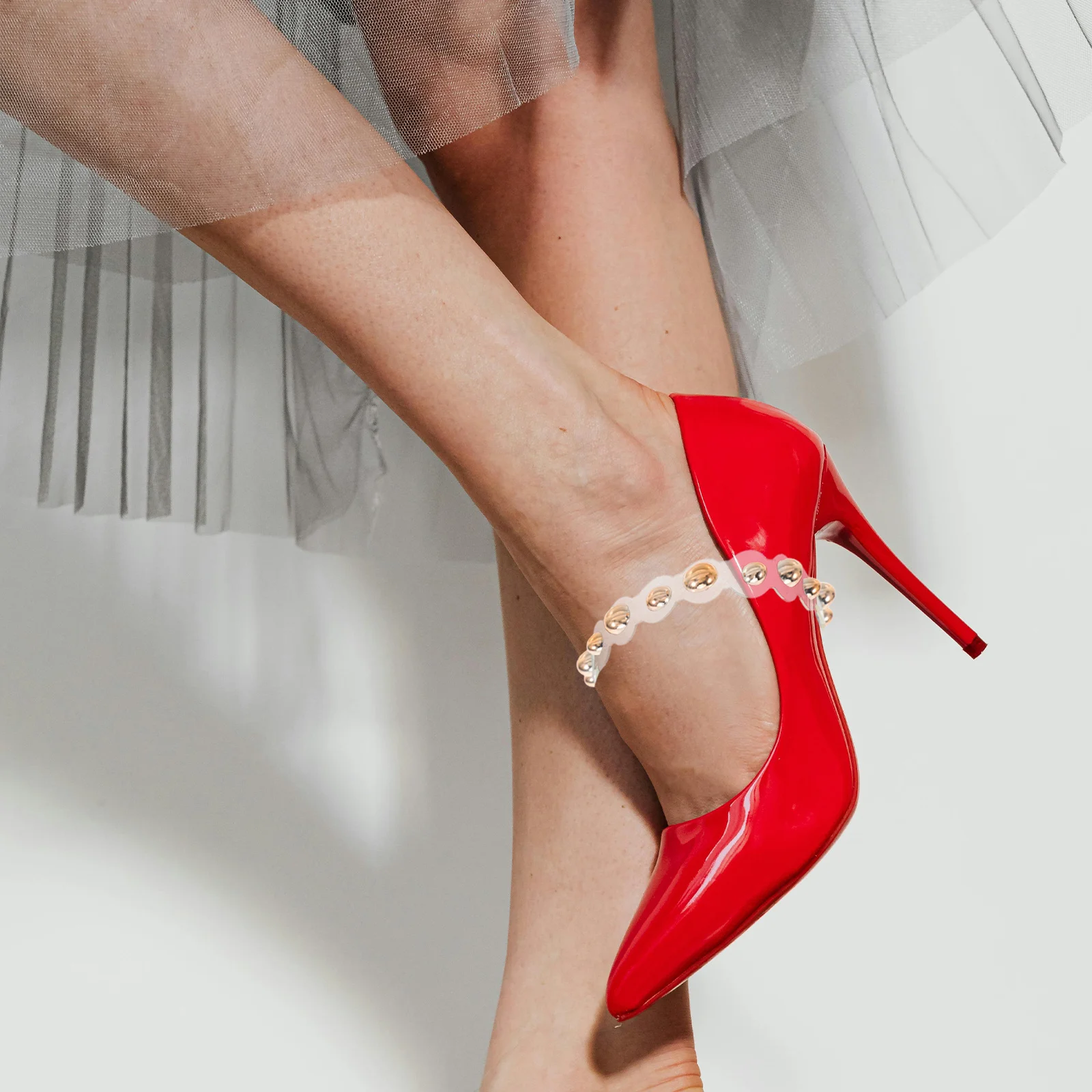 

3 пары эластичных ремешков для пяток, жемчужные ремешки для обуви, регулируемые сменные ремешки на щиколотке для женщин, удобный фиксатор пяток, ежедневное использование