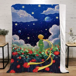 Le Petit Prince Fluffy Soft Blankets & Throws Knee Blanket King Size Luxury Bedding Bed Throw Home and Decoration Knitted Plaid