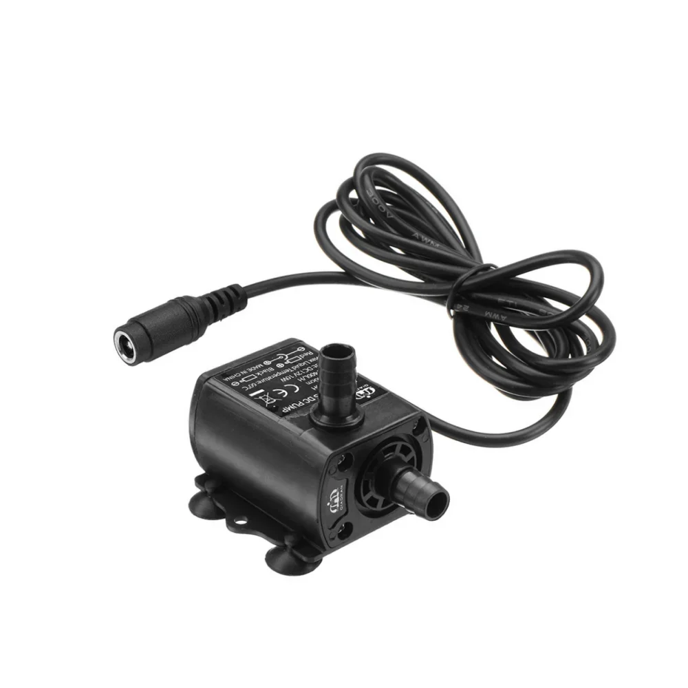 DC12V 400L/H QR50H Flow Adjustment Mini DC Brushless Motor Soilless Culture Computer Water Circulation Fountain Pump